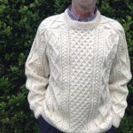 Aran Knitting Patterns Free Irish The Design On This Saddle Shoulder Aran Fisherman Sweater