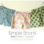 Easy Sewing Patterns Freshly Completed Simple Shorts Free Pattern Tutorial