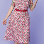 Gertie Sewing Vintage Casual Floral Day Dress Free Pattern Tutorial Sew Mama Sew
