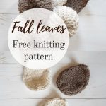 Knit Leaf Pattern Free Knit Autumn Leaves Free Pattern Mallooknits