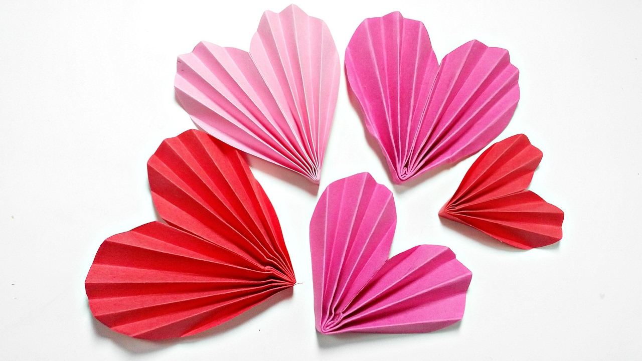 Origami Crafts Decoration Origami Heart 3d For Decorationdiy Crafts Paper Hearts Design