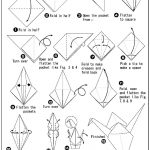 Origami Crane Instructions 4 Origami Paper Crane Instructions Coloring Pages In 2018