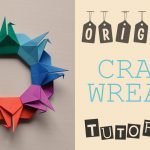 Origami Crane Instructions Origami Crane Wreath Tutorial Youtube
