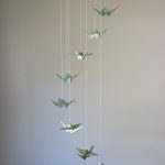 Origami Decoration Bedroom Children Decor Origami Crane Mobile Ba Mobile Art Mobile