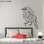 Origami Decoration Bedroom Geometric Origami Wall Decal Bird Decals For Walls Removable Vinyl