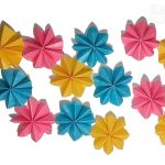 Origami Decoration Diy Diy Simple Origami Paper Flowers Easy Wall Home Decoration