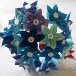 Origami Kusudama Flower How To Make Blue Kusudama Flower Bouquet Learn 2 Origami Origami Paper Craft