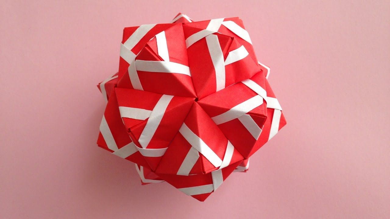 Origami Kusudama Tutorial Origami Kusudama Sonobe Inside Out Line