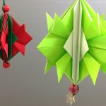 Origami Projects Decoration Easy Origami Christmas Ornament Decoration Youtube