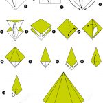 Paper Origami Step By Step Origami Step Step Instructions Of A Christmas Tree Free