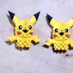 Pikachu Origami 3d Picachu Origami 3d Youtube