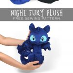 Sewing Plushies Tutorials Free Sewing Tutorial Make Your Own Cuddly Version Of A Night Fury