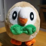 Sewing Plushies Tutorials Rowlet Plush For Sale And Sewing Template Owls Tea Party