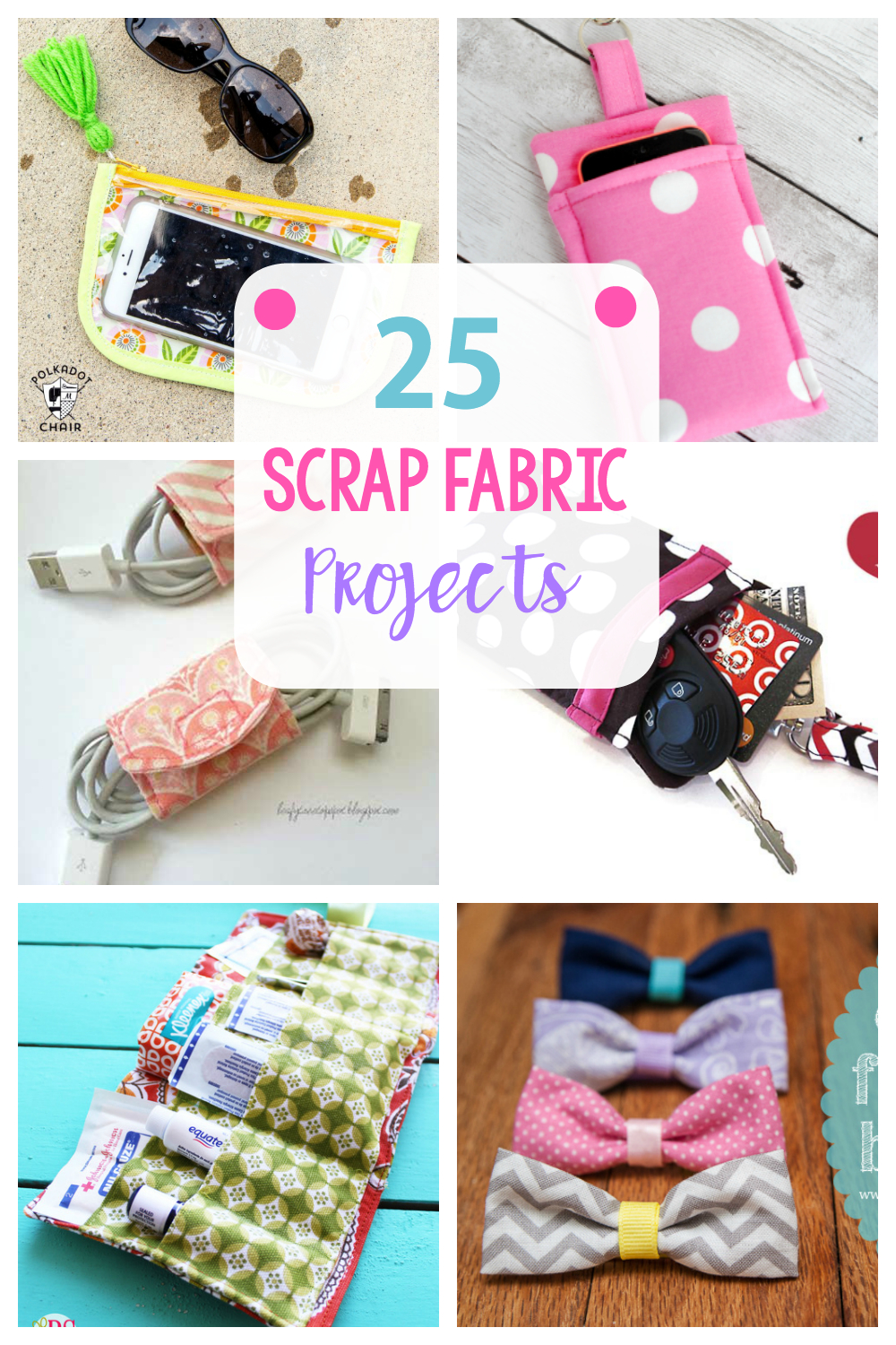 Sewing Scrap Projects How To Make 25 More Scrap Fabric Projects Crazy Little Projects