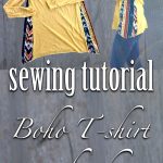 Sewing Tshirts Refashion Boho T Shirt Refashion Sewing Womens Wear Pinterest Sewing