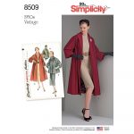 Simplicity Sewing Patterns Misses Vintage Coat Or Jacket Simplicity Sewing Pattern 8509 Sew