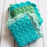 Washcloth Knitting Pattern Simple Easy Crochet Dish Cloth Pattern