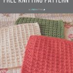Washcloth Knitting Pattern Simple Nanas Favorite Dishcloth Pattern Knit Whit Pinterest Knitting