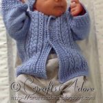 Aran Knitting Patterns Free Children Free Knitting Pattern For Handsome Cables Ba Cardigan And Matching