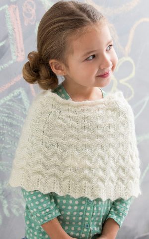 Aran Knitting Patterns Free Children Ponchos For Babies And Children In The Loop Knitting