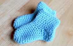 Baby Crochet Patterns Ba Newborn Socks Crochet Pattern Woolpedia Youtube