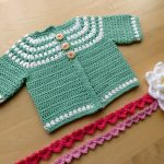 Baby Crochet Patterns Cluster Yoke Ba Cardigan Make My Day Creative