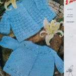 Baby Crochet Patterns Original Ba Crochet Pattern Emu 8285 Chest 20 In 4 Ply