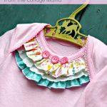 Baby Sewing Projects For Beginners The Cottage Home Embellished Onesie Ba Girl Dress Easy Beginner