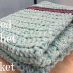 Begginer Crochet Blanket Free Pattern Easy Striped Crochet Ba Blanket Youtube