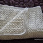 Begginer Crochet Blanket Free Pattern How To Crochet An Easy Ba Blanket Ideal For Beginners Free