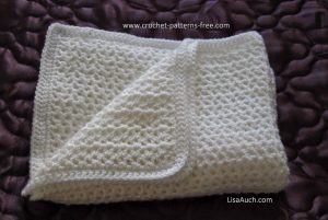 Begginer Crochet Blanket Free Pattern How To Crochet An Easy Ba Blanket Ideal For Beginners Free