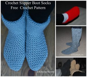 Begginer Crochet Patterns Free Free Crochet Patterns And Designs Lisaauch Crochet Slipper Boots