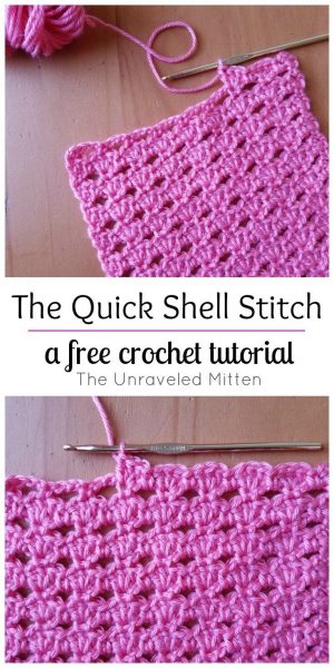 Begginer Crochet Patterns Free The Quick Shell Stitch A Crochet Tutorial Pinterest Free