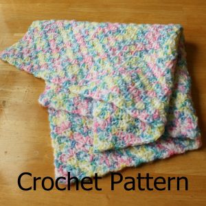 Begginer Crochet Projects Baby Blankets Crochet Ba Blanket Pattern Simple Shell Pattern Easy On Luulla