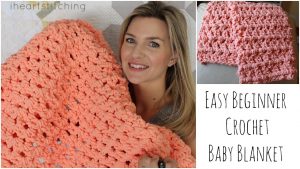 Begginer Crochet Projects Baby Blankets Easy Beginner Crochet Ba Blanket Tutorial Youtube