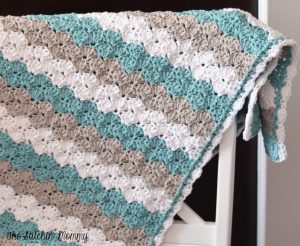 Begginer Crochet Projects Baby Blankets Shell Stitch Ba Blanket Free Pattern