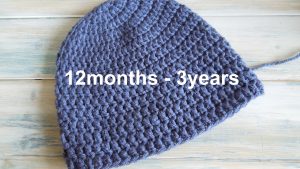Begginer Crochet Projects For Kids Crochet How To Crochet A Simple Toddler Beanie For 12 Months 3