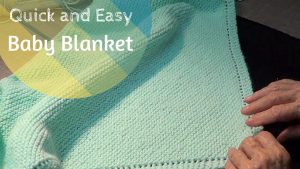 Begginer Knitting Projects Baby Blankets Quick And Easy Ba Blanket Youtube
