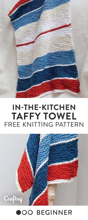 Begginer Knitting Projects In The Kitchen Taffy Towel Needle Work Pinterest Beginner