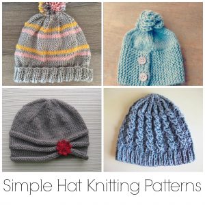 Begginer Knitting Projects Pattern 10 No Fuss Simple Hat Knitting Patterns