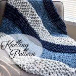 Begginer Knitting Projects Pattern Knitting Pattern For Easy Beginner Chunky Blanket This Throw Knit