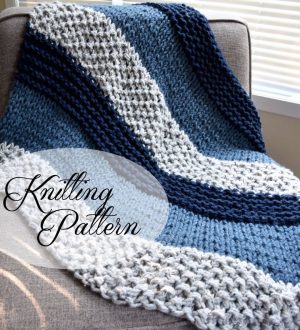 Begginer Knitting Projects Pattern Knitting Pattern For Easy Beginner Chunky Blanket This Throw Knit