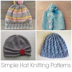 Begginer Knitting Projects Simple 10 No Fuss Simple Hat Knitting Patterns