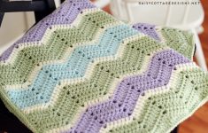Beginner Crochet Projects Baby Blankets Easy Chevron Blanket Crochet Pattern Daisy Cottage Designs