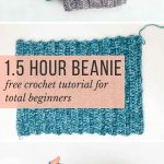 Beginner Crochet Projects Easy Patterns Free Crochet Hat Pattern For Beginners Make Do Crew
