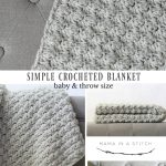 Beginner Crochet Projects Easy Patterns Simple Crocheted Blanket Go To Pattern Mama In A Stitch