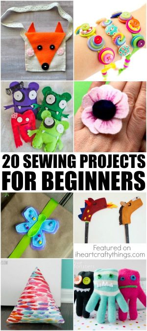Beginner Sewing Projects Learning 20 Sewing Projects For Beginners Art And Crafts For Kids