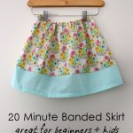 Beginner Sewing Projects Learning Simple 20 Minute Basic Band Skirt Tutorial Rae Gun Ramblings