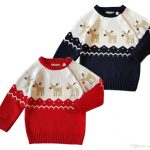 Christmas Knitting Patterns Christmas Knitted Sweaters Pullover Kids Children Knit Deer Design