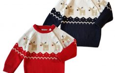 Christmas Knitting Patterns Christmas Knitted Sweaters Pullover Kids Children Knit Deer Design